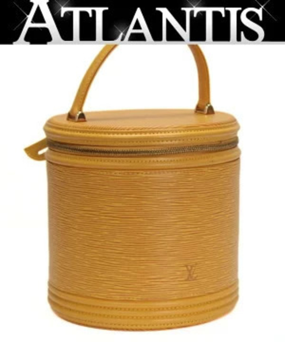 Louis Vuitton Cannes Handbag Epi Leather Tassili Yellow